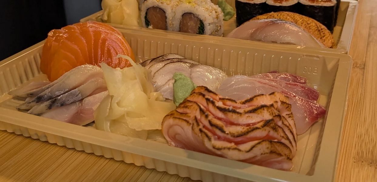 Sashimis de saumon Itamae